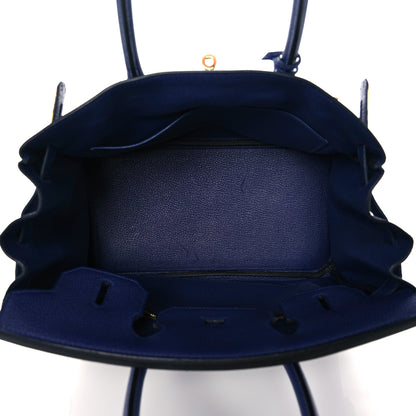Hermes Togo Birkin 30 Bleu Encre 5 of 20