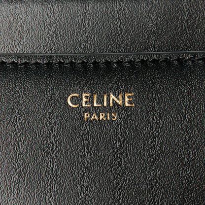 Celine Satinated Calfskin Mini 16 Top Handle Bag Black 7 of 11