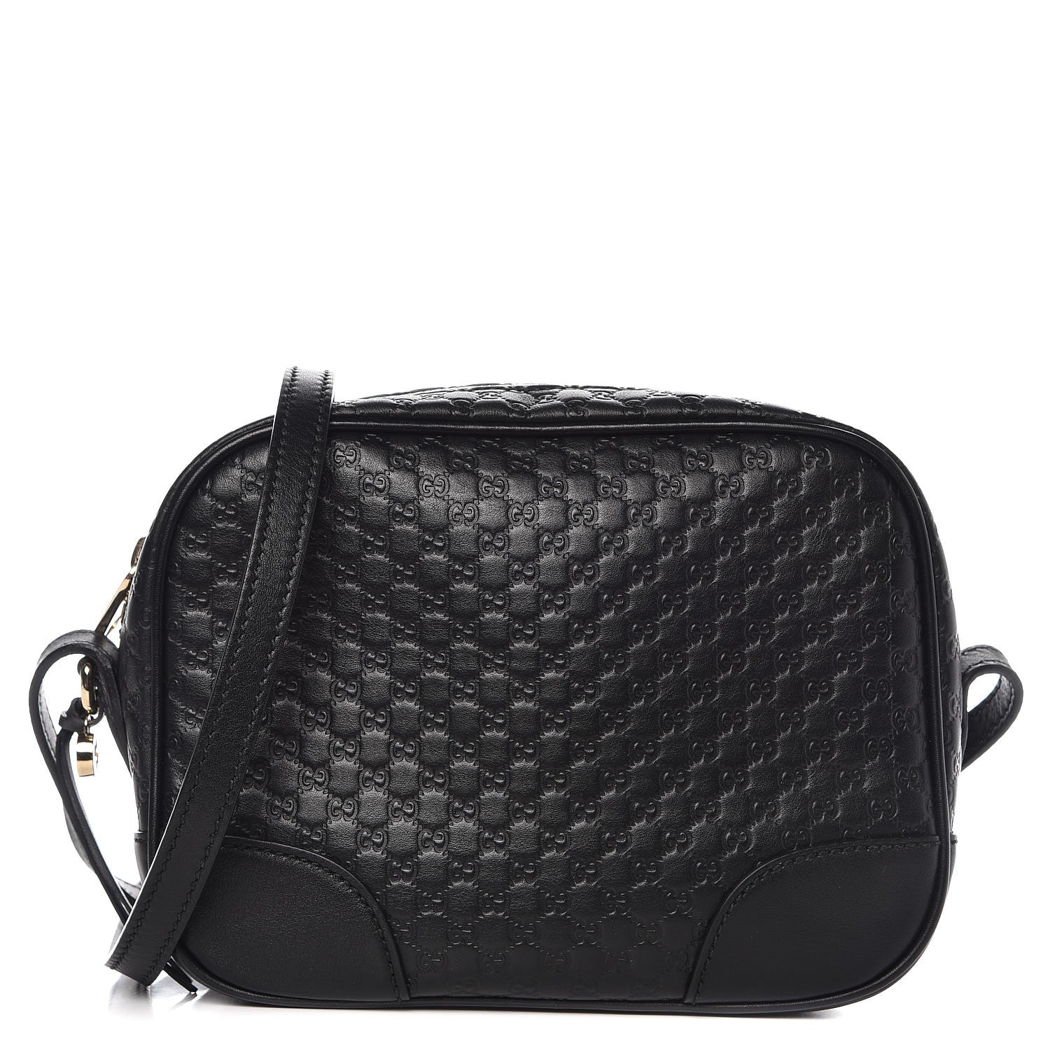 Gucci Microguccissima Mini Bree Messenger Bag Black 1 of 7
