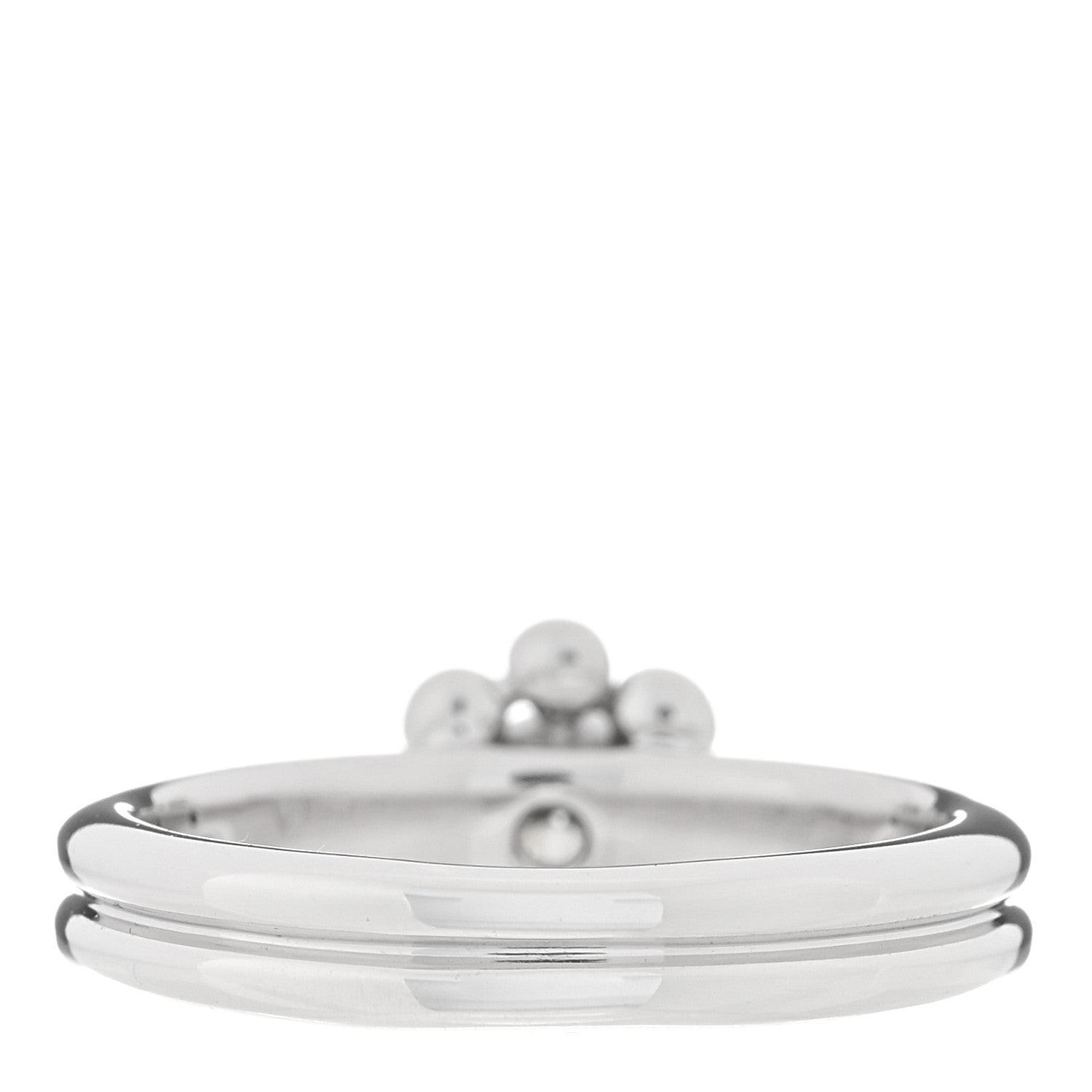 Tiffany 18K White Gold Diamond Paloma Picasso Jolie Flower Ring 49 5 3 of 6