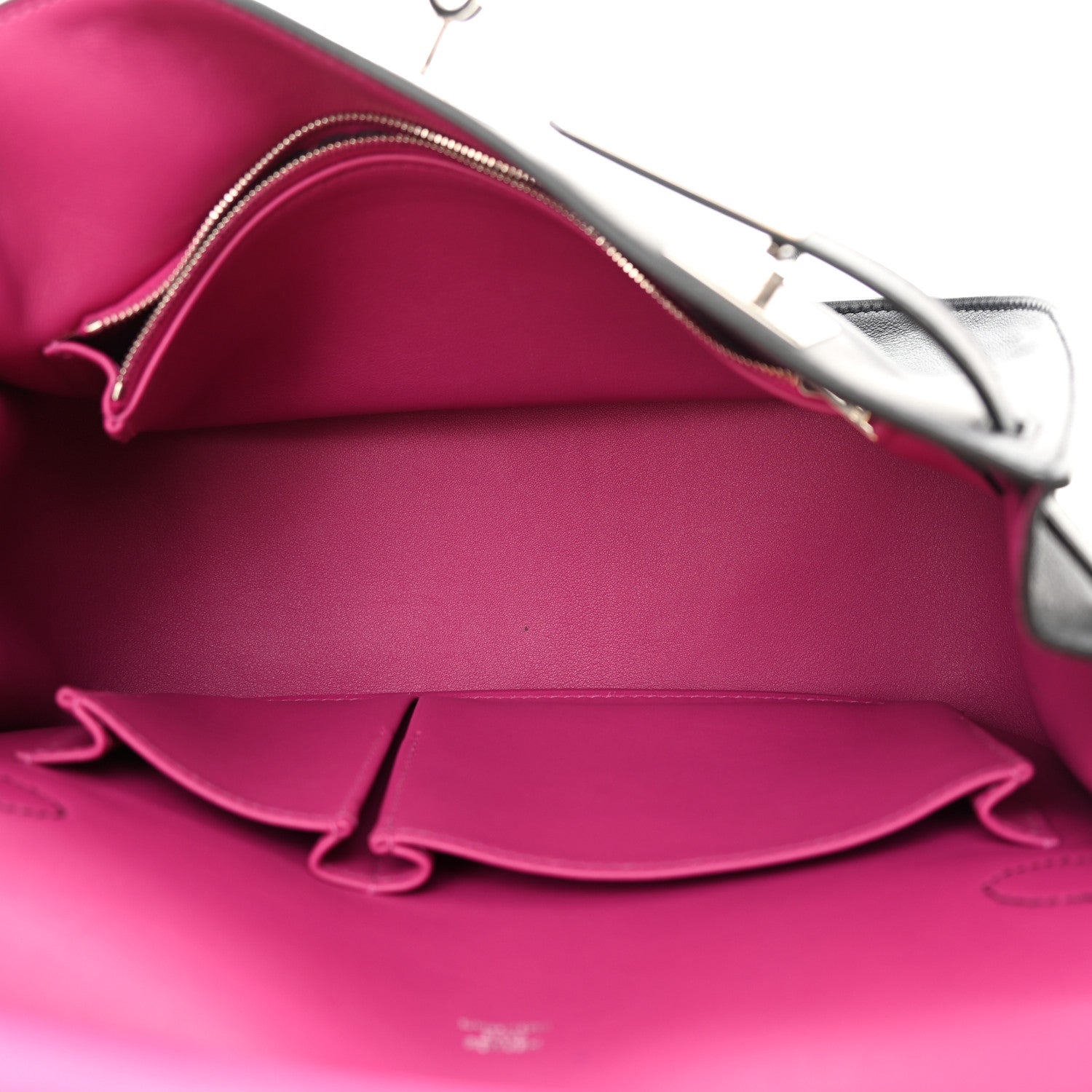 Hermes Swift Verso Jypsiere 28 Bleu Indigo Rose Pourpre 5 of 15
