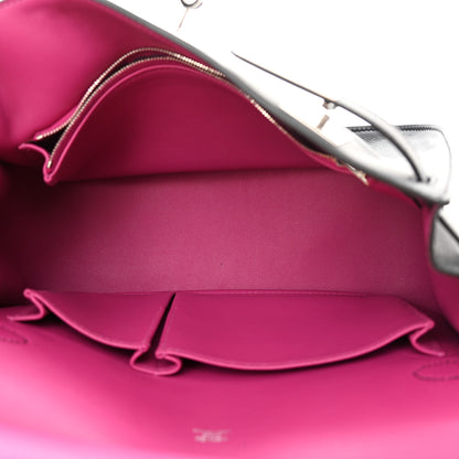 Hermes Swift Verso Jypsiere 28 Bleu Indigo Rose Pourpre 5 of 15