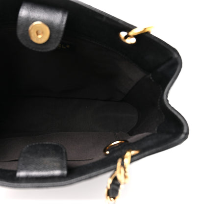 Chanel Caviar Quilted Petit Shopping Tote PST Black 4 of 10