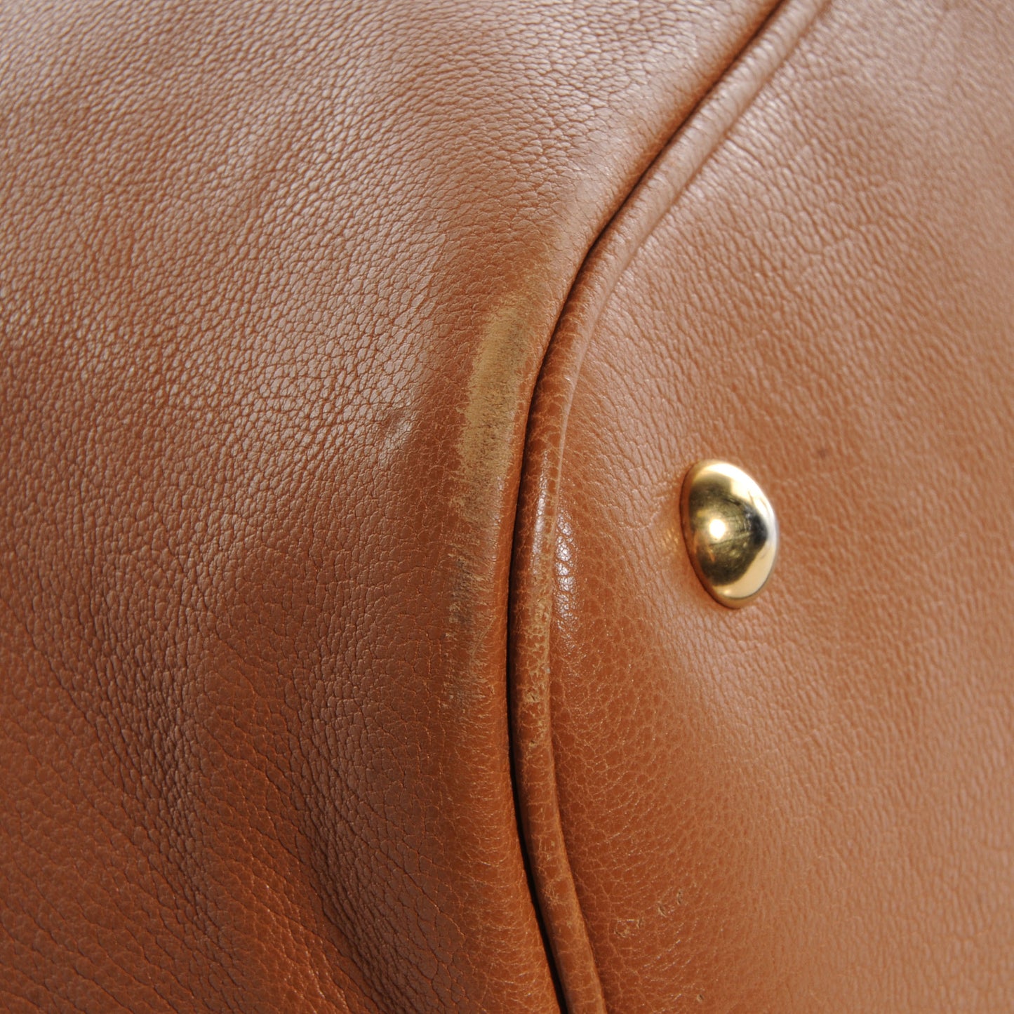 Leather Oversized Muse Tan