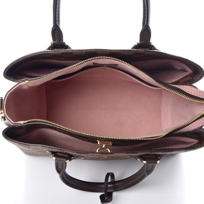 Louis Vuitton Cuir Taurillon Damier Ebene Normandy Magnolia 6 of 10