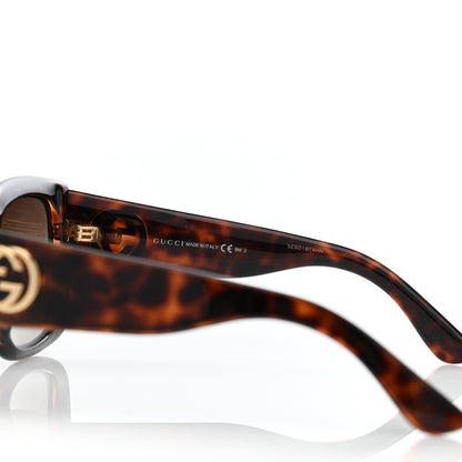 Gucci Acetate Square Frame Sunglasses GG 3814S Tortoise 6 of 7