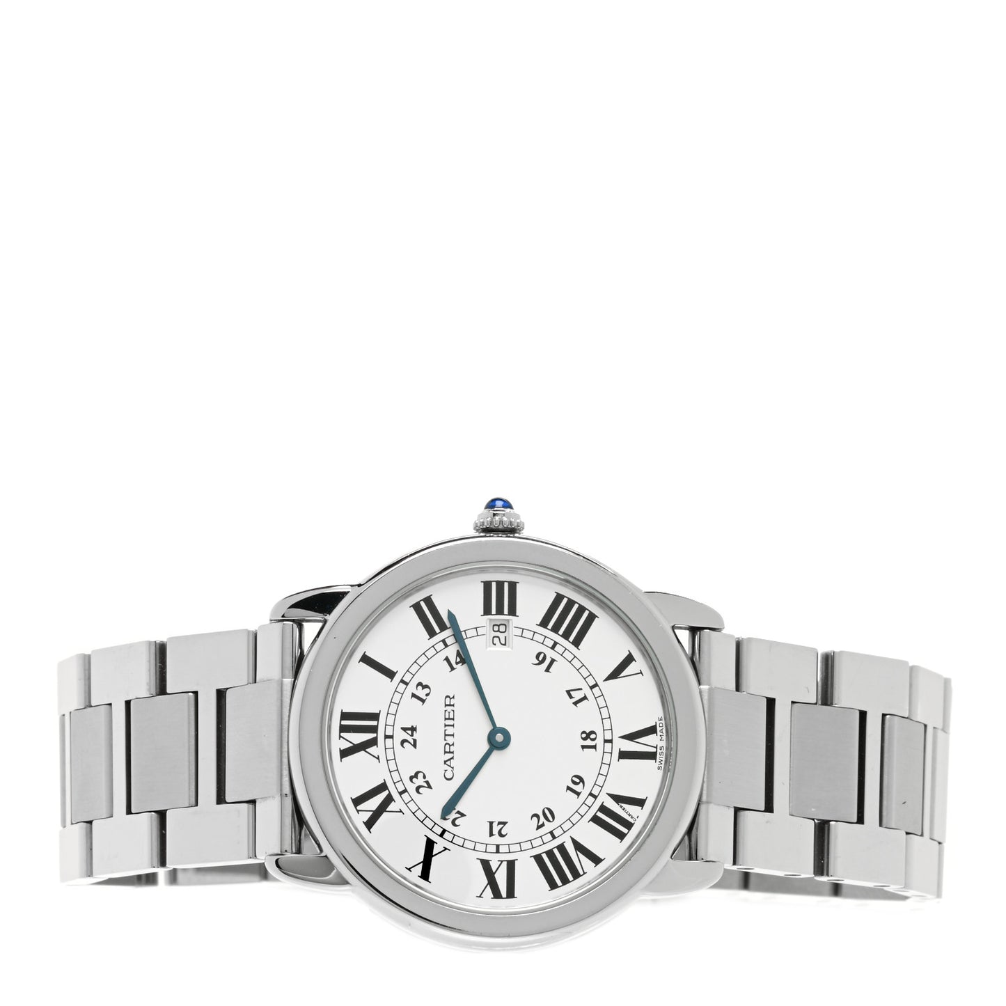 Stainless Steel 36mm Ronde Solo Quartz Watch