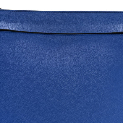 Loewe Calfskin T Pouch Bag Blue 9 of 11