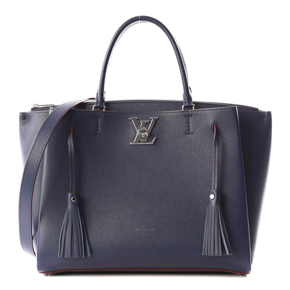 Louis Vuitton Calfskin Lockmeto Marine Rouge 1 of 11