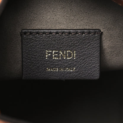 Fendi Vitello King F is Fendi Logo Embossed Mini Mon Tresor Bucket Bag Cuoio 6 of 11