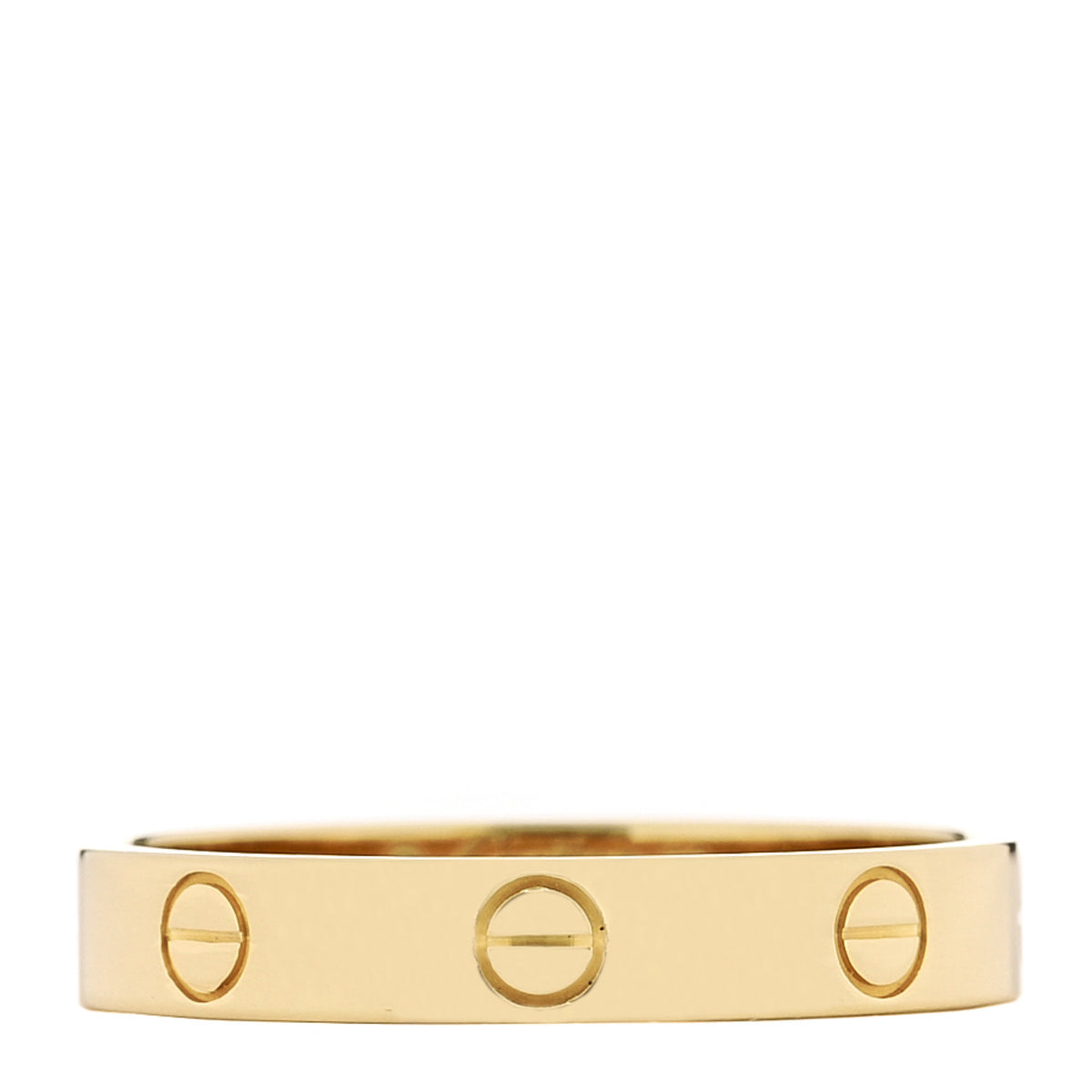 Cartier 18K Yellow Gold 3.5mm LOVE Wedding Band Ring 59 8.75 1 of 5