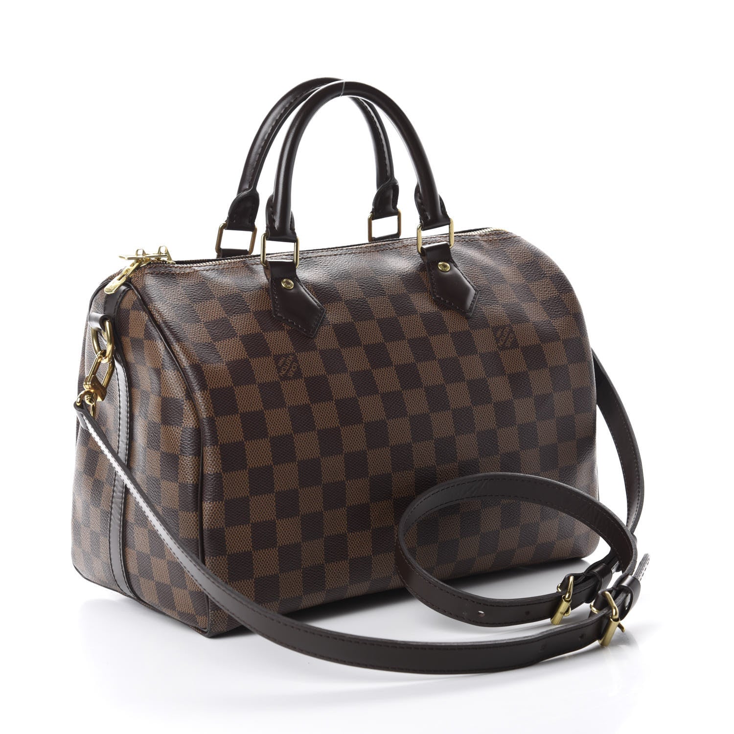 Louis Vuitton Damier Ebene Speedy Bandouliere 30 3 of 10
