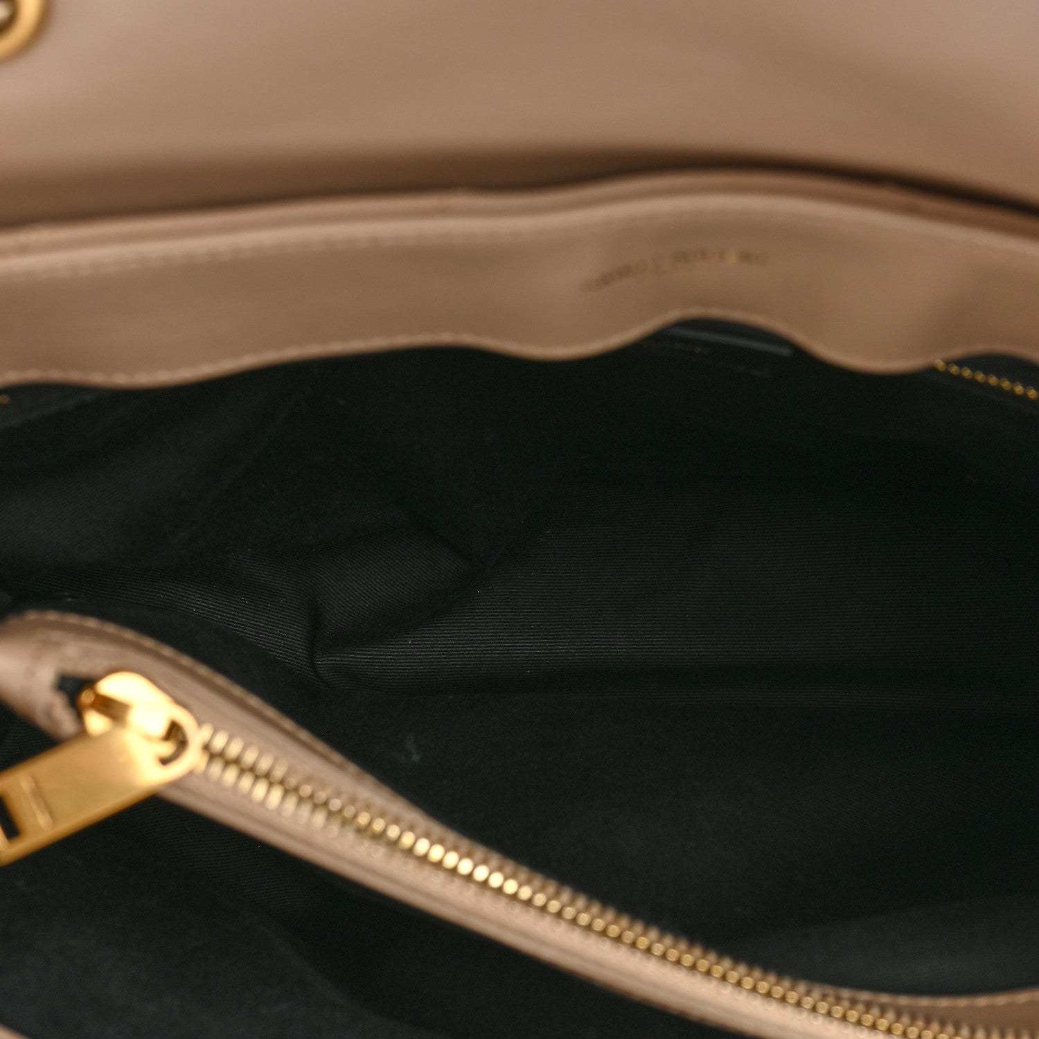 Saint Laurent Calfskin Y Quilted Monogram Medium Loulou Chain Satchel Dark Beige 9 of 22