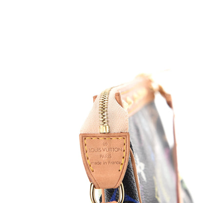 Louis Vuitton Monogram Multicolor Pochette Accessories Black 8 of 11