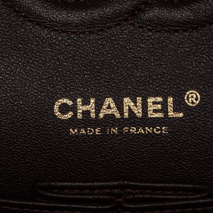 Chanel Lambskin Quilted Medium Double Flap Black 6 of 8