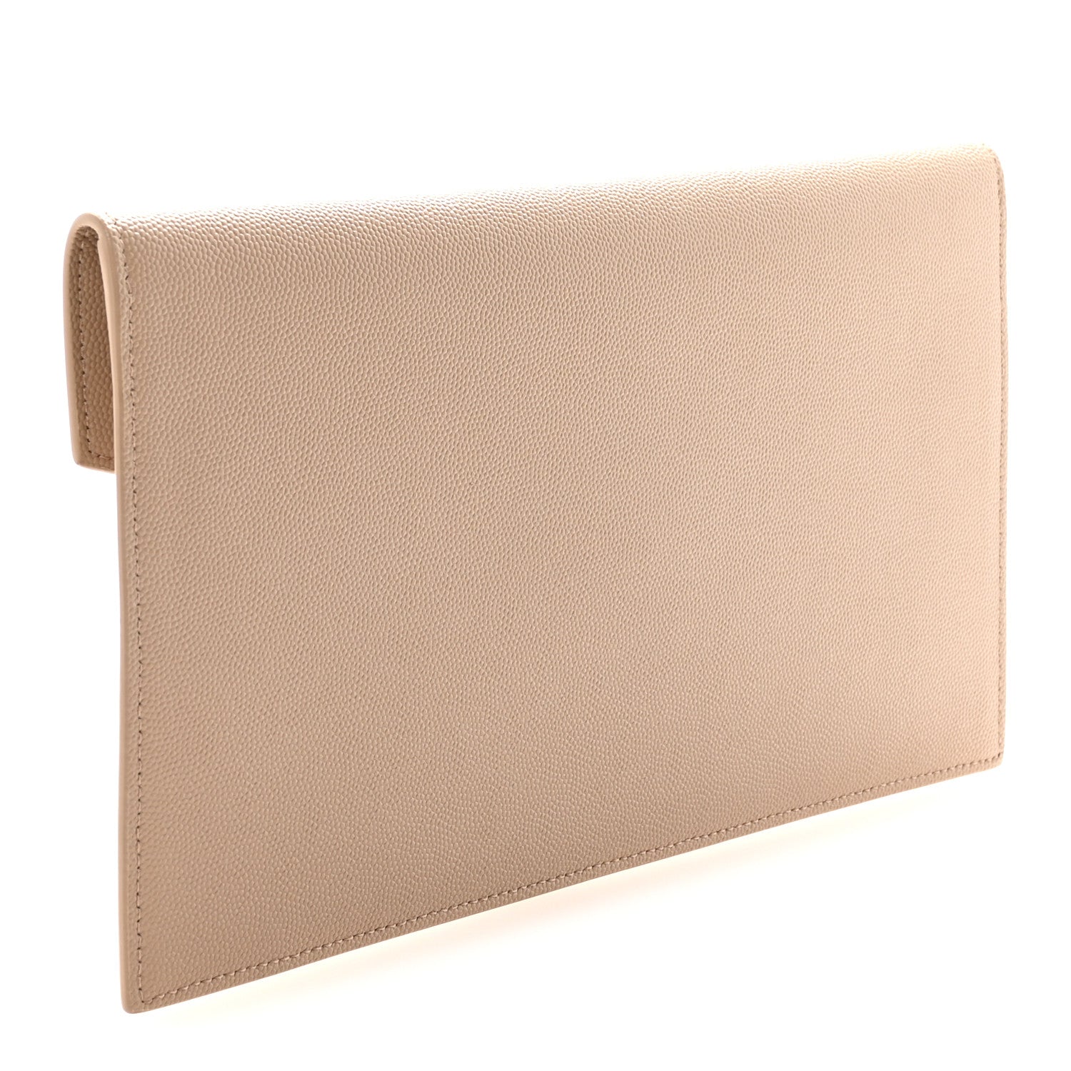 Saint Laurent Grain De Poudre Uptown Pouch Dark Beige 3 of 6