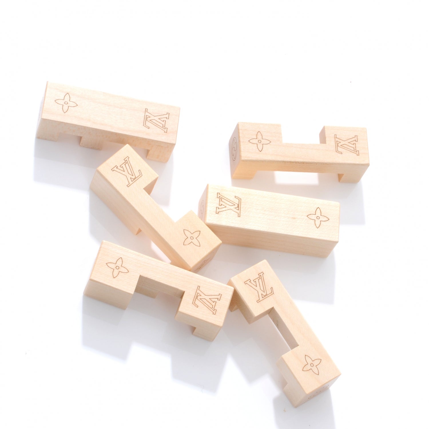 Louis Vuitton Le Pateki Wood Cube Puzzle VIP Gift 2 of 5