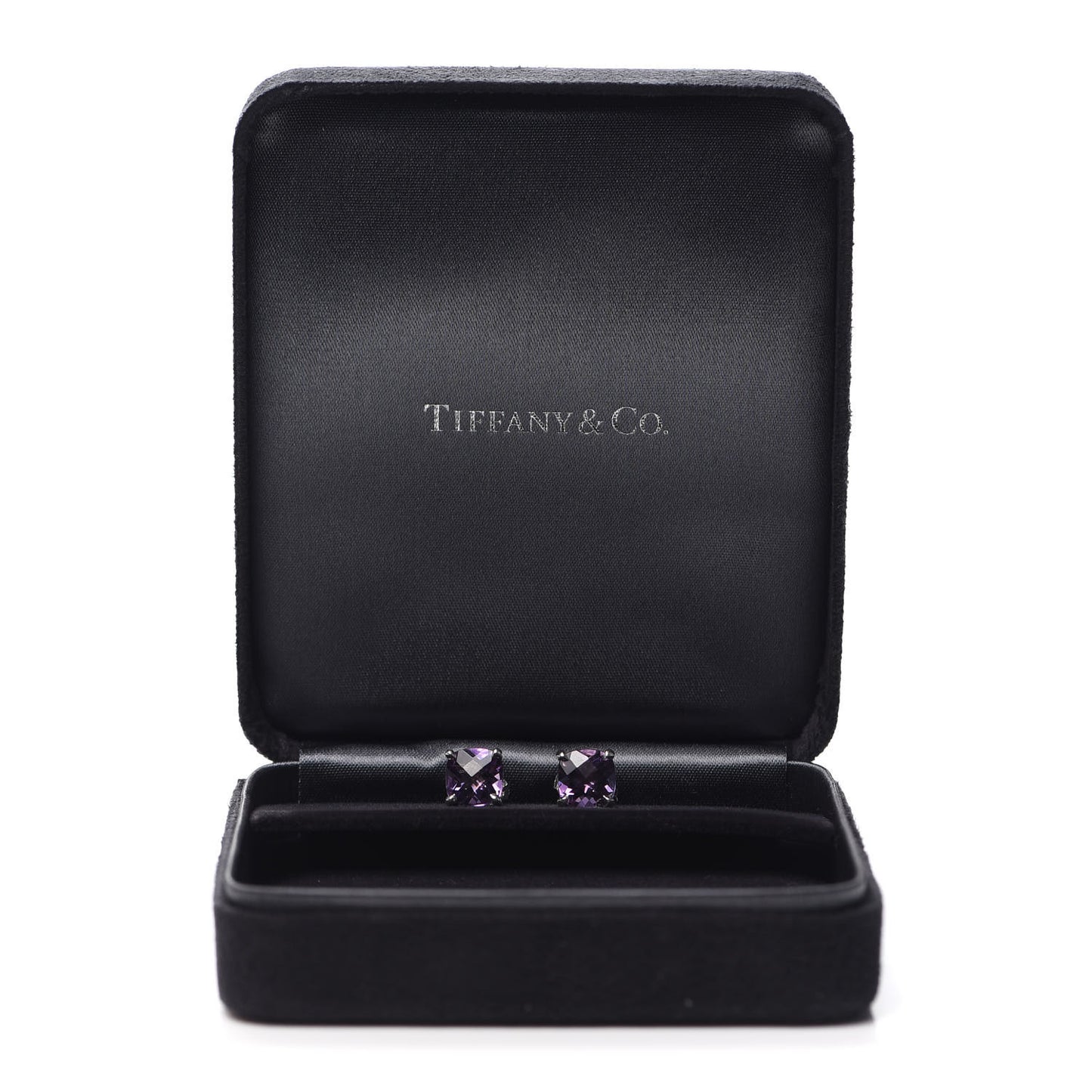 Sterling Silver Amethyst Sparklers Stud Earrings