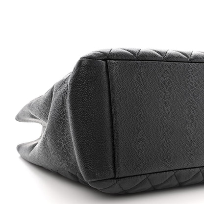 Chanel Caviar Quilted Grand Shopping Tote GST Black 9 of 11