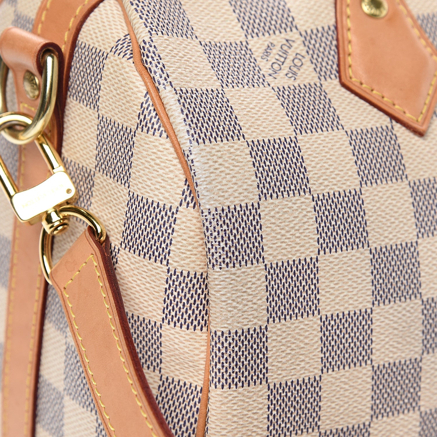Louis Vuitton Damier Azur Speedy Bandouliere 25 11 of 13