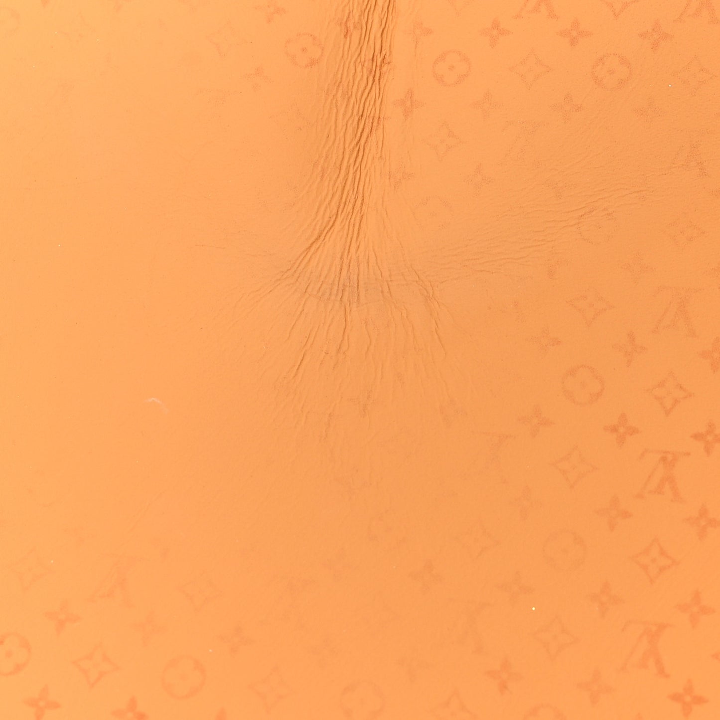 Calfskin Monogram Fortune Cookie Pouch Red