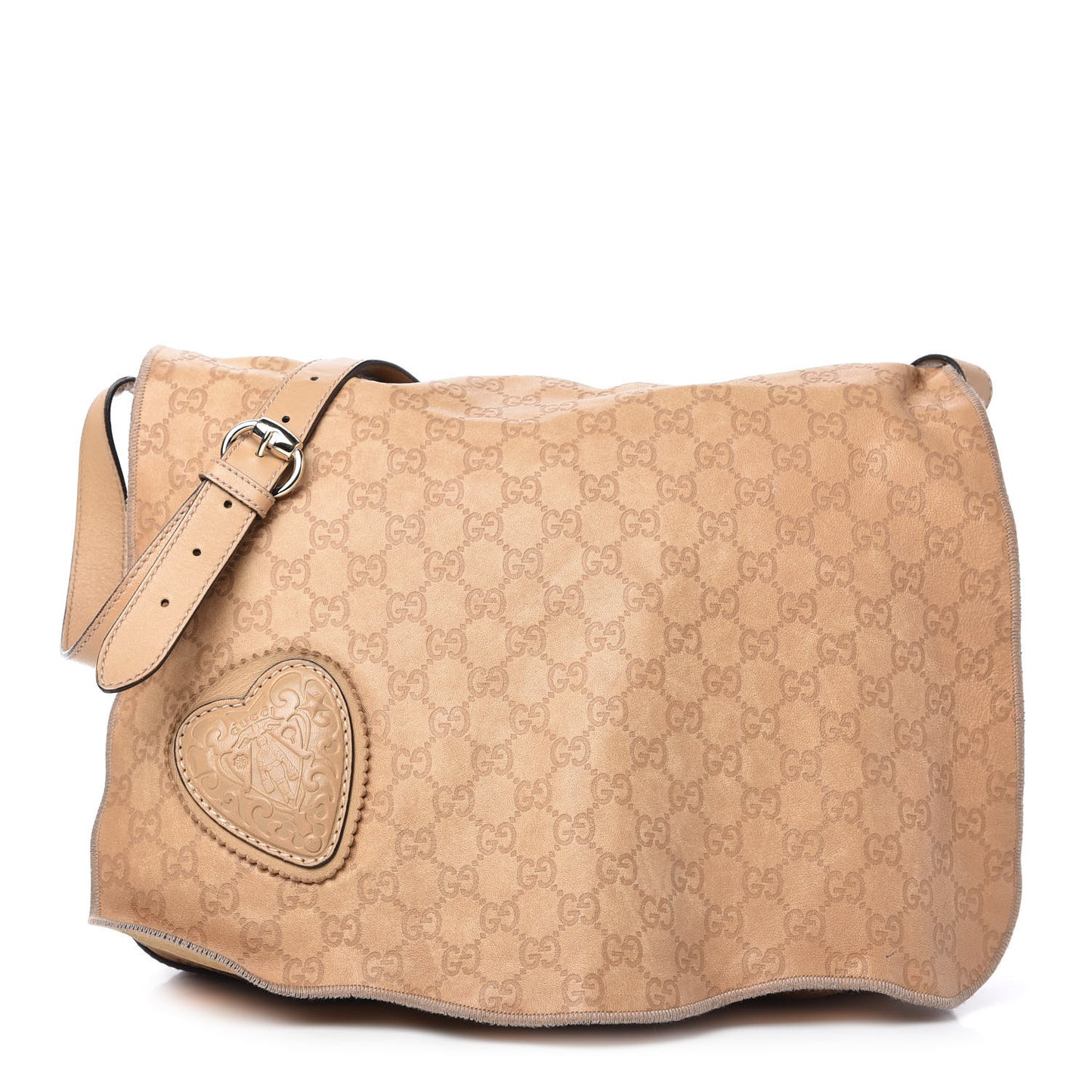Guccissima Tribeca Messenger Bag Beige