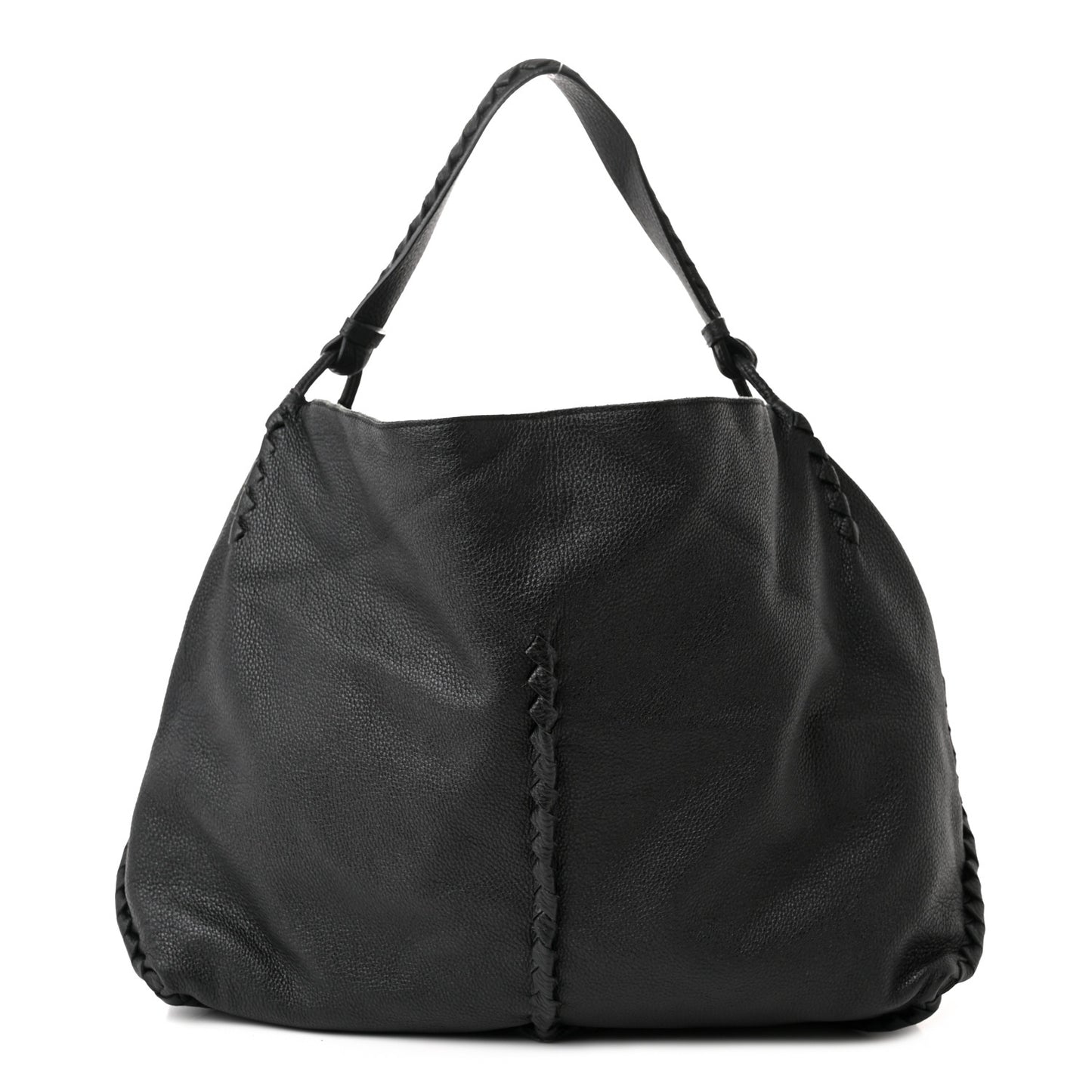 Cervo Deerskin Hobo Black