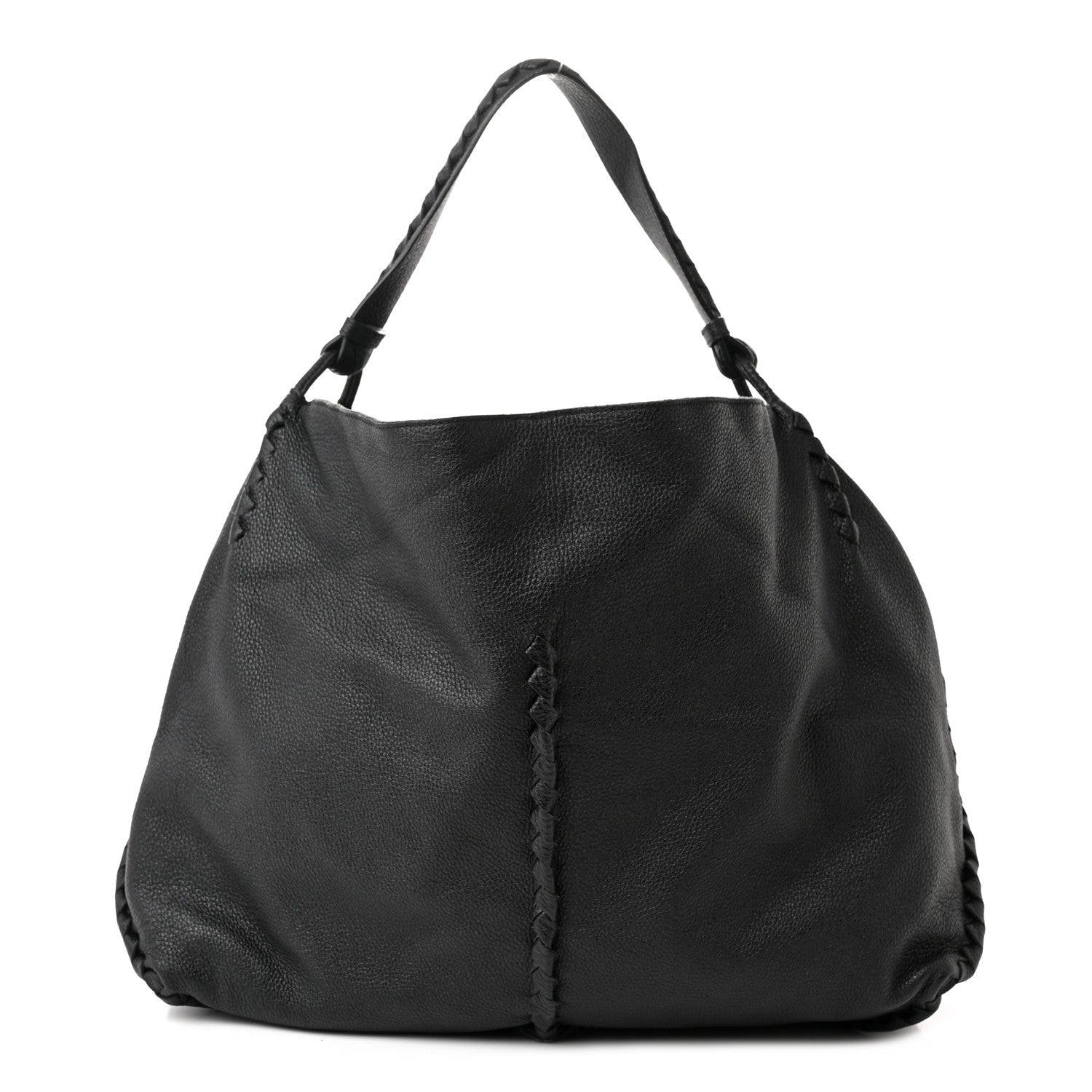 Bottega Veneta Cervo Deerskin Hobo Black 1 of 10
