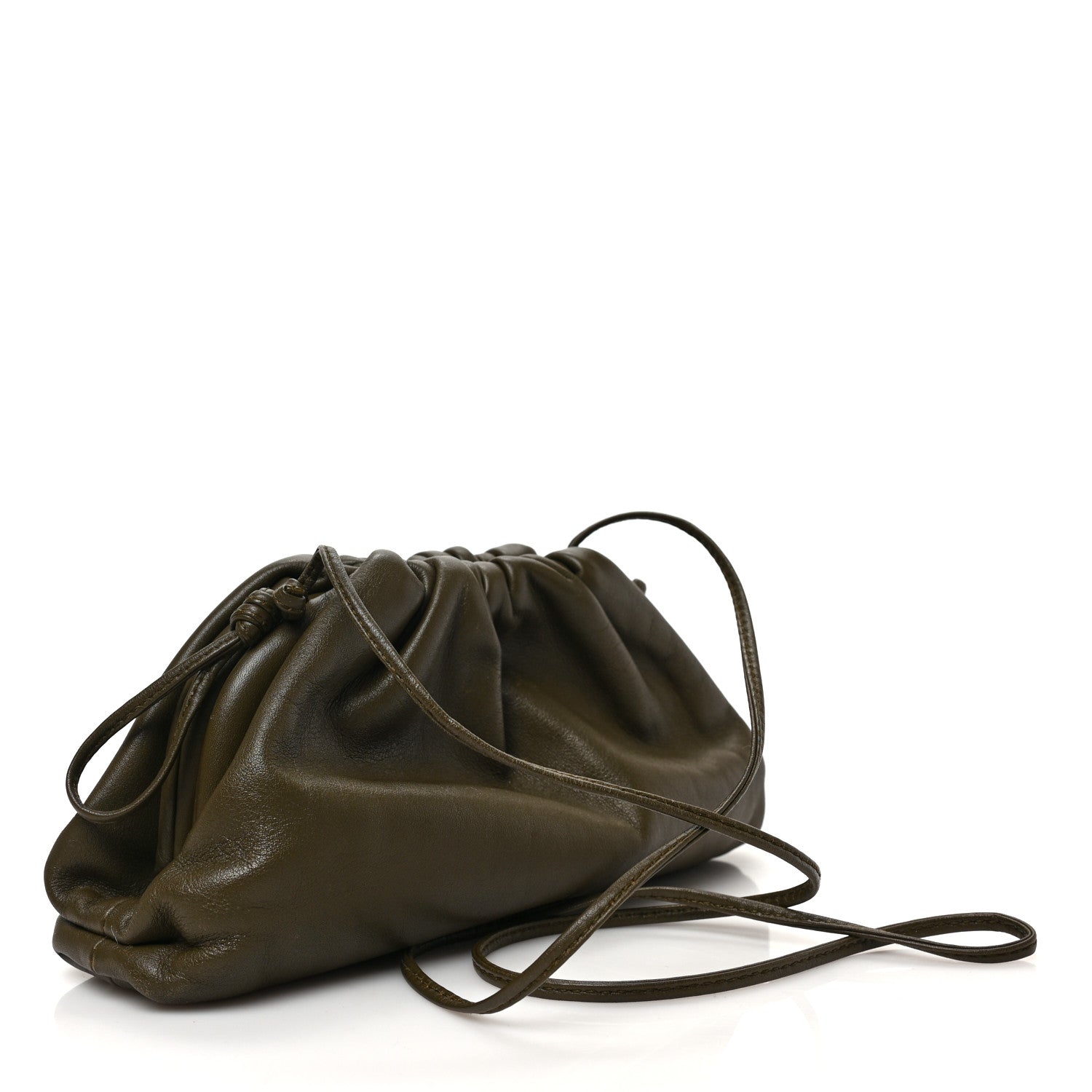 Bottega Veneta Butter Calfskin The Mini Pouch Kaki Fondente 3 of 8