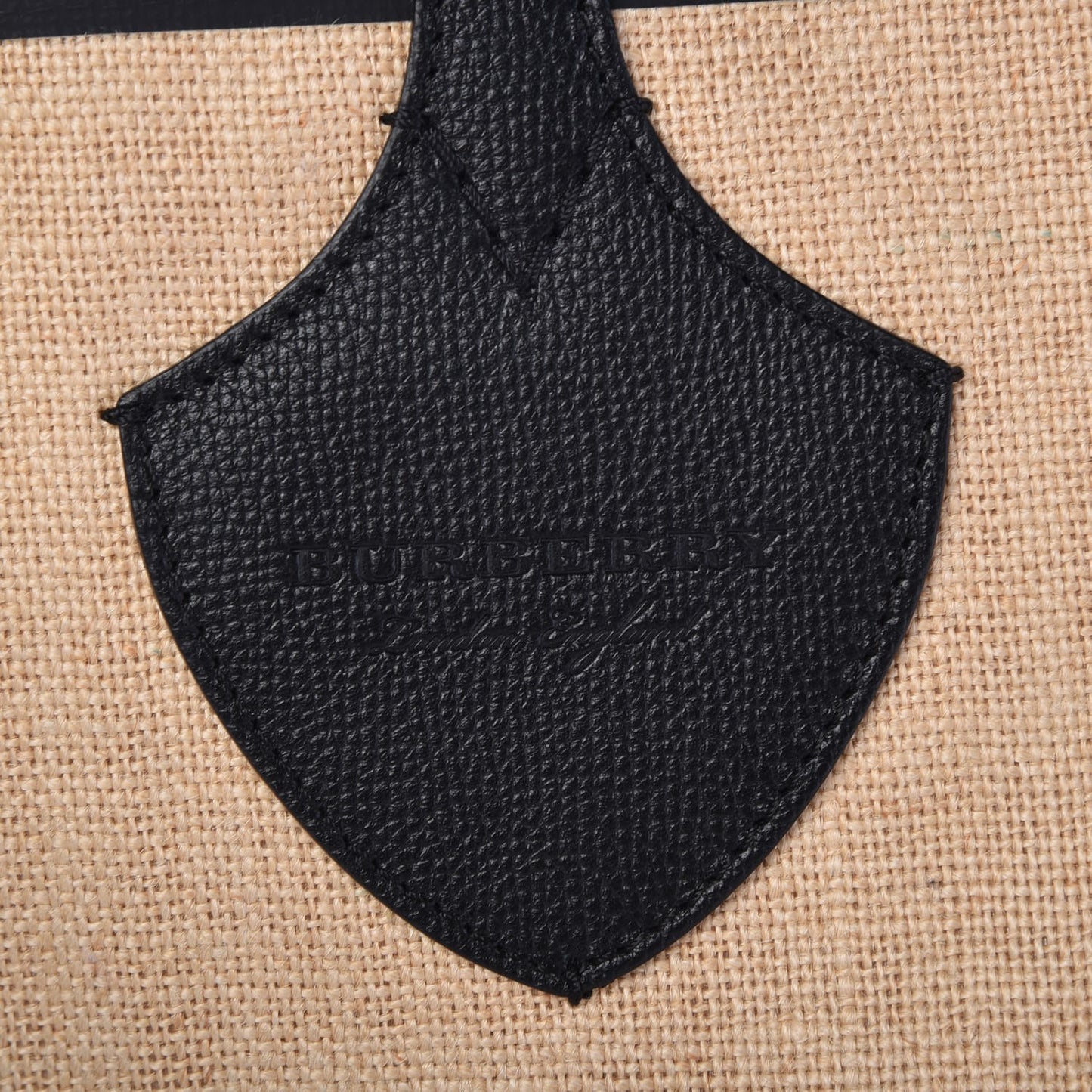 Raffia Logo Print Medium The Giant Reversible Tote Black