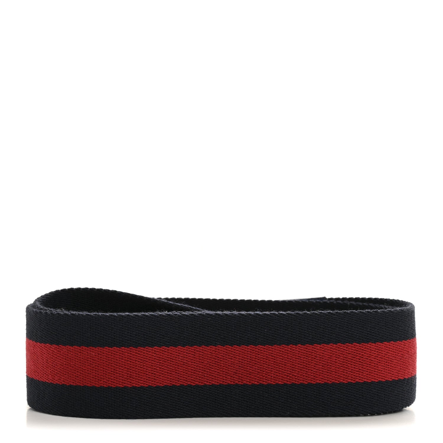 Gucci Canvas Web Shoulder Strap Navy Red 2 of 4