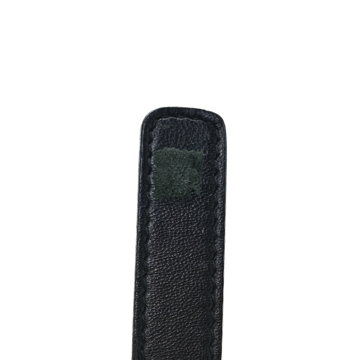 Crushed Velvet Logo Embossed XXS Souvenir Belt Bag Black