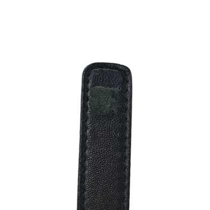 Balenciaga Crushed Velvet Logo Embossed XXS Souvenir Belt Bag Black 11 of 11