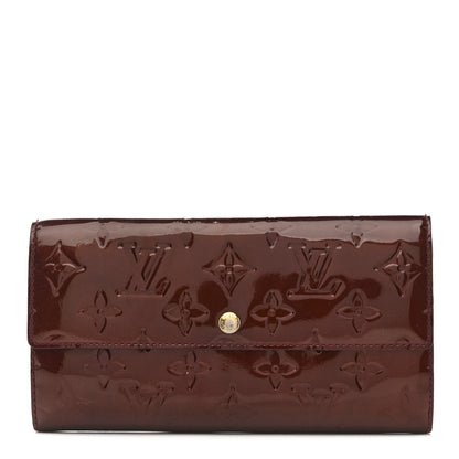 Louis Vuitton Vernis Sarah Wallet Amarante 1 of 10