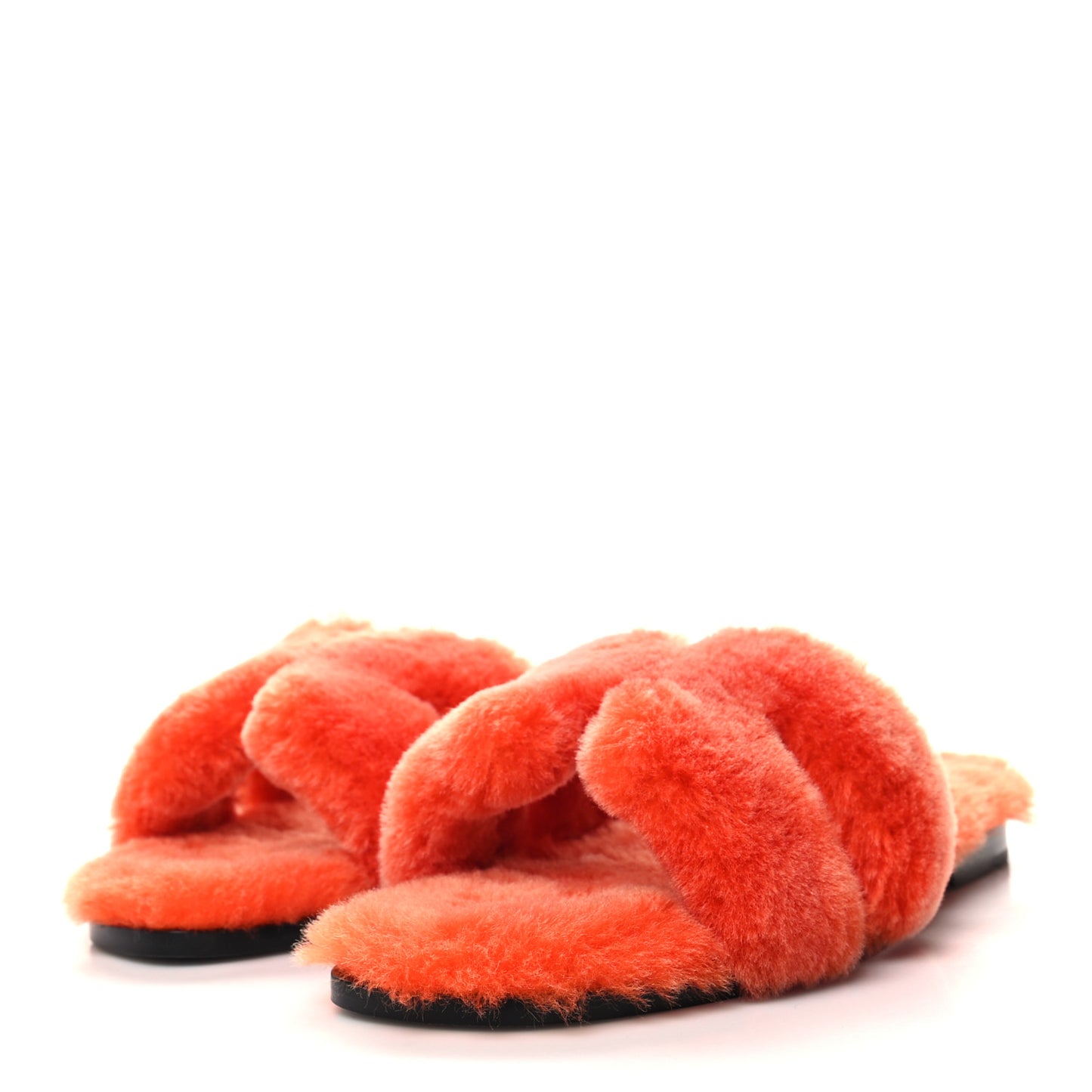 Woolskin Oran Sandals 38 Orange