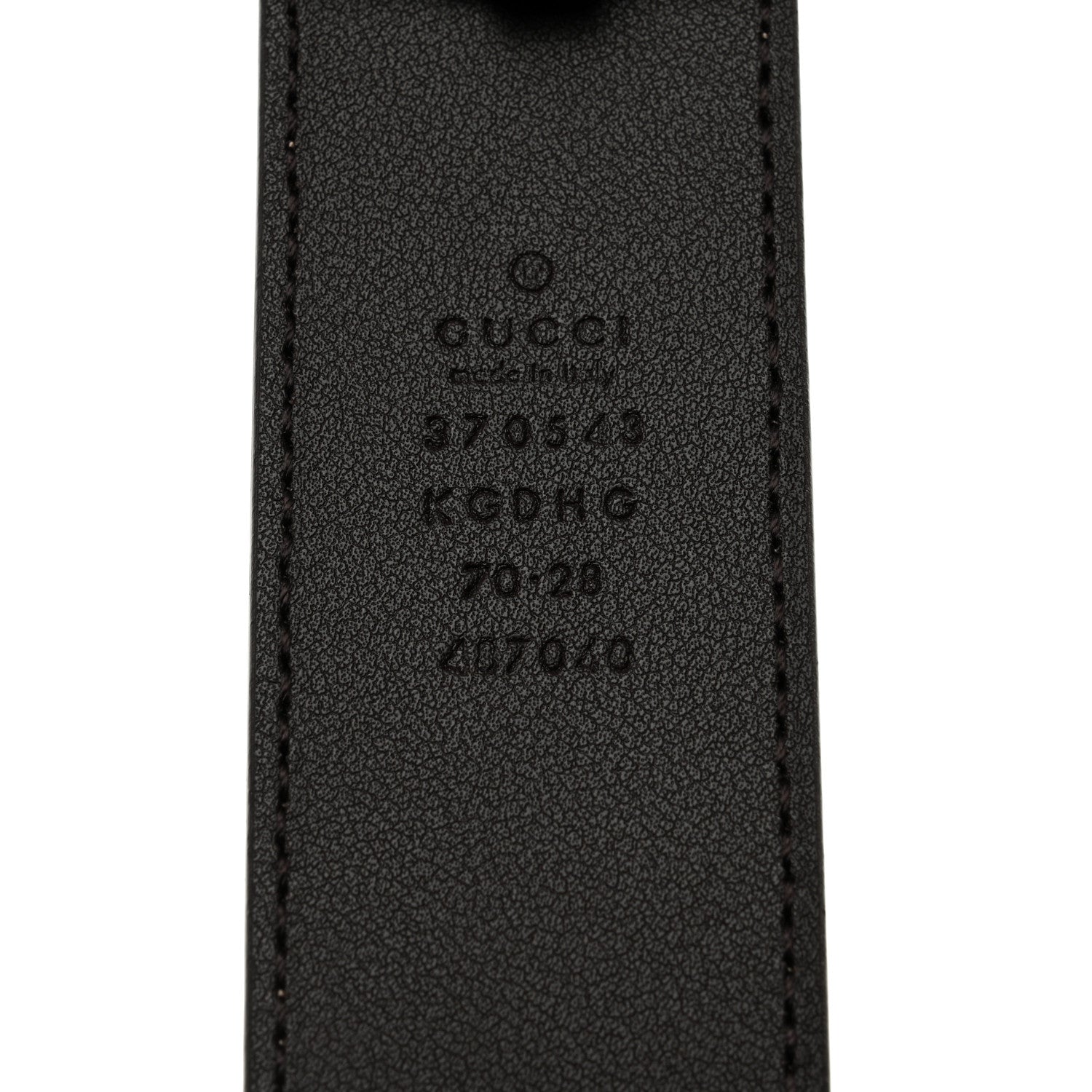 Gucci GG Supreme Monogram Interlocking G 37mm Belt 70 28 Beige Ebony Cocoa 5 of 6