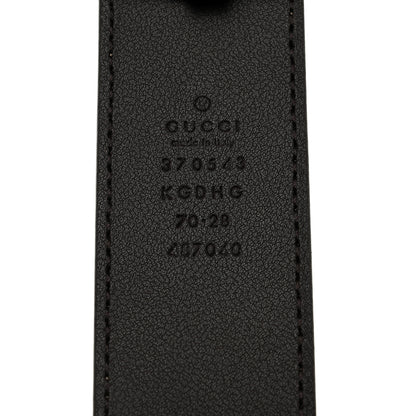 Gucci GG Supreme Monogram Interlocking G 37mm Belt 70 28 Beige Ebony Cocoa 5 of 6