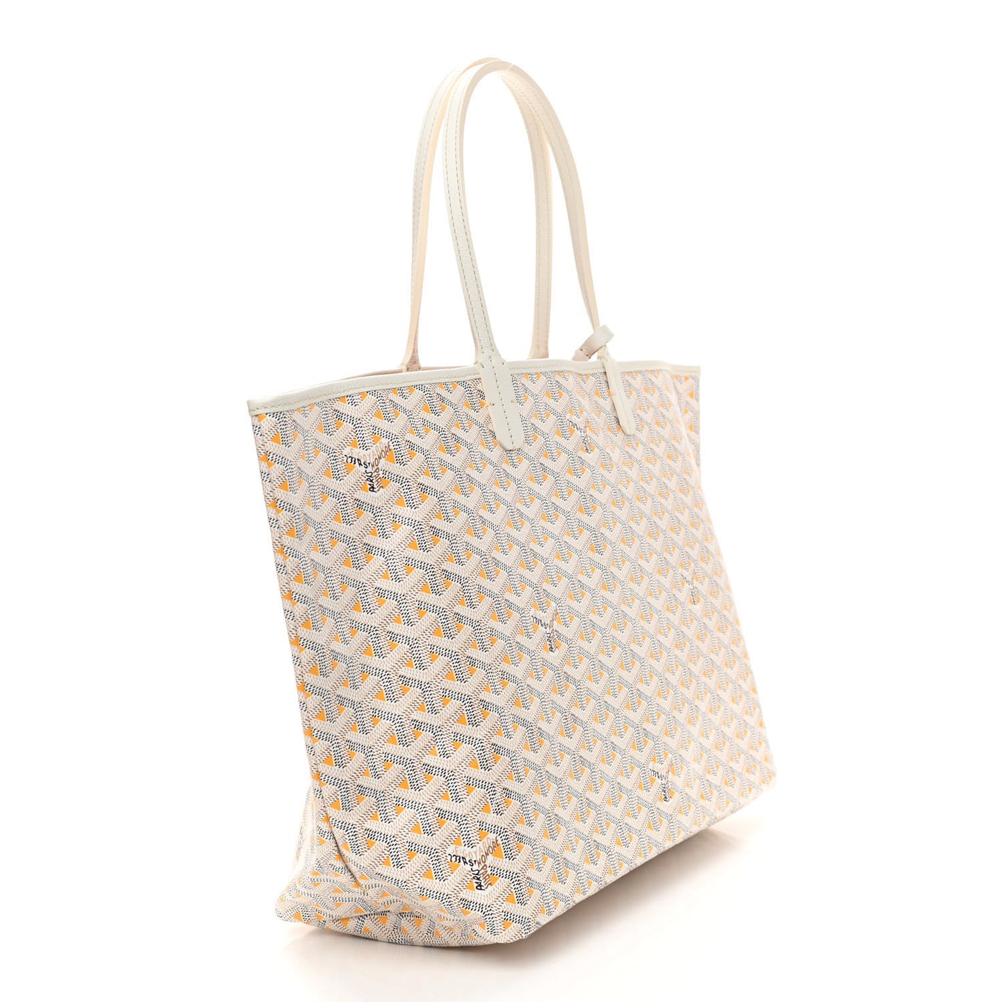 Goyardine Saint Louis Claire Voie PM White Orange