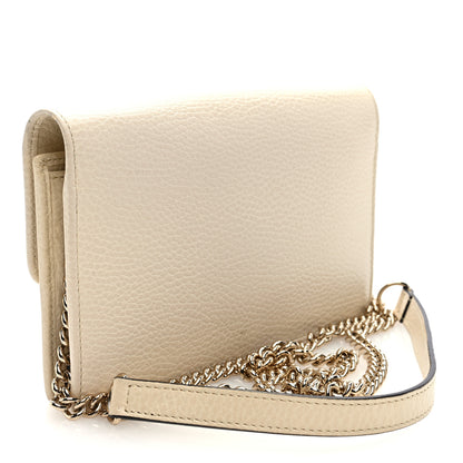 Gucci Dollar Calfskin Interlocking G Chain Wallet Ivoire 3 of 9