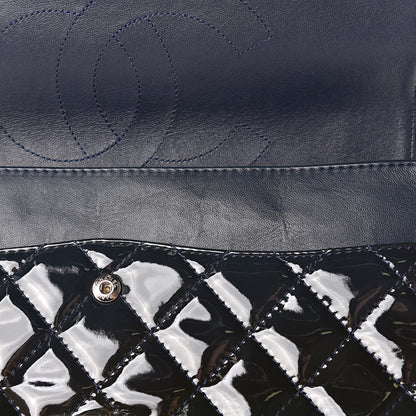 Chanel Patent Quilted 2.55 Reissue 227 Flap Dark Blue 11 of 14