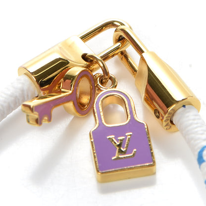 Louis Vuitton Monogram Multicolor Luck It Bracelet 19 White 4 of 5