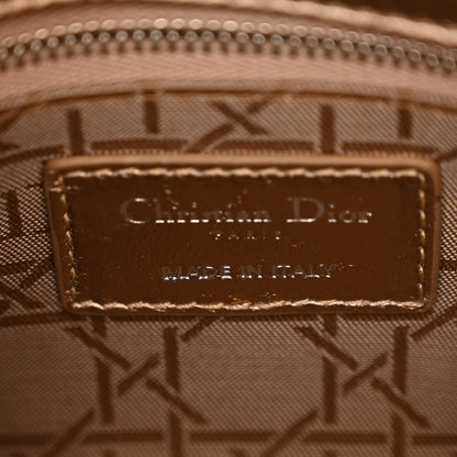 Christian Dior Metallic Lambskin Cannage Mini Lady Dior Gold 6 of 10