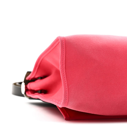 Hermes Vache Hunter Toile Herbag Zip 31 PM Rose Extreme Kaki 10 of 11