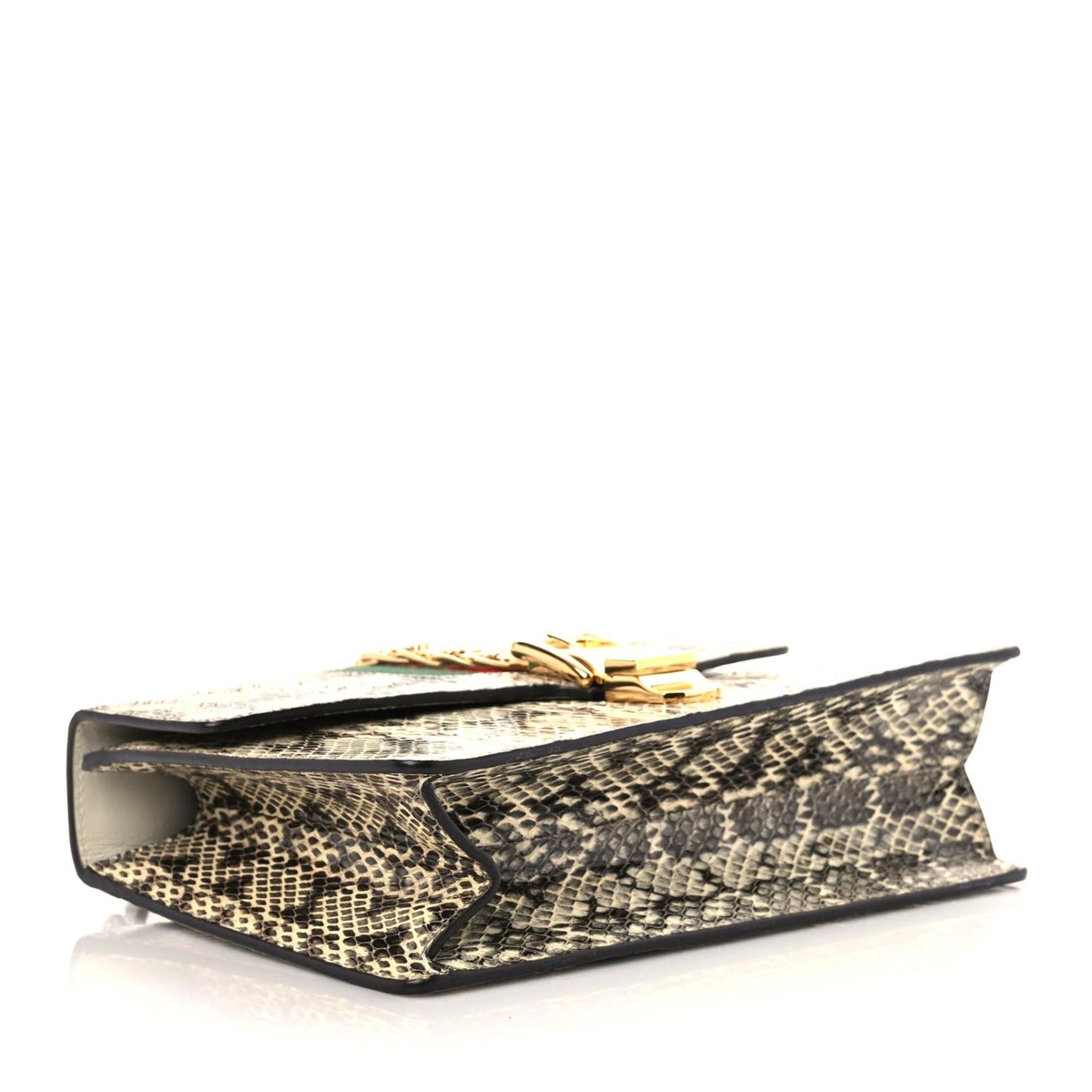 Snakeskin Small Sylvie Shoulder Bag Roccia