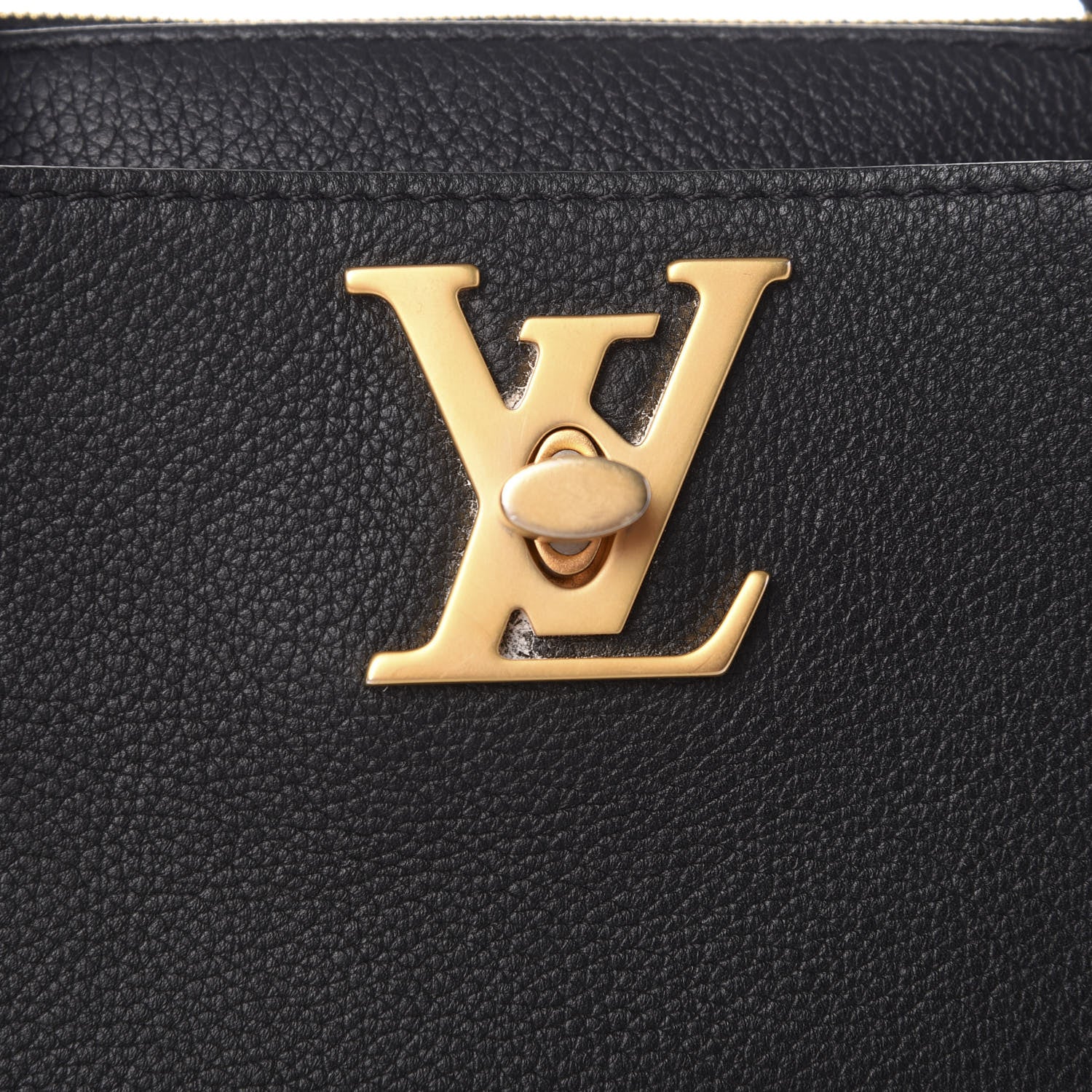 Louis Vuitton Calfskin Lockmeto Black 8 of 10