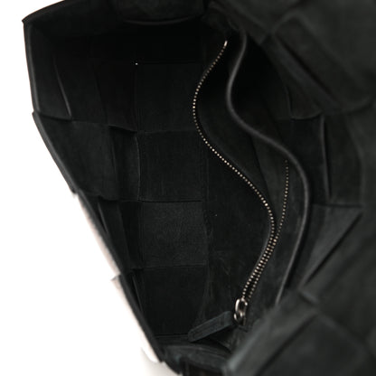 Bottega Veneta Metallic Crushed Calfskin Maxi Intrecciato Cassette Crossbody Bag Anchor 5 of 11