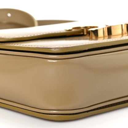Celine Shiny Calfskin Teen Triomphe Olive 9 of 11