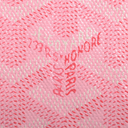Goyard Goyardine Fidji Zip Hobo Summer Rose 8 of 10