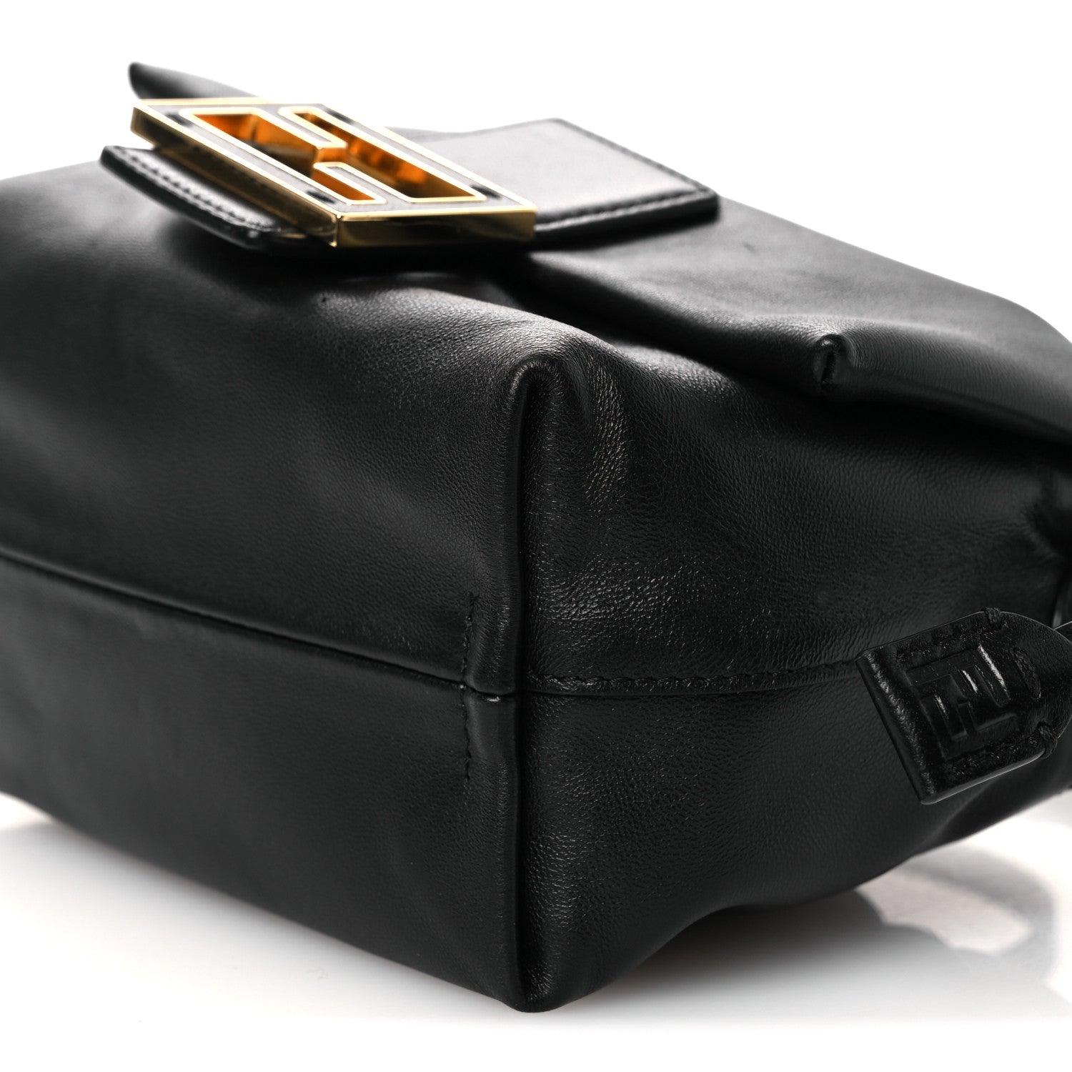 Fendi Shiny Nappa Small Mamma Baguette Black 10 of 11