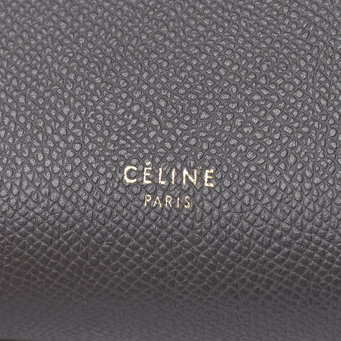 Grained Calfskin Nano Belt Bag Grey